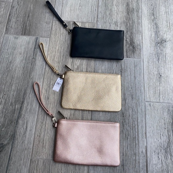 🦄NWOT (Get All 3) Express METALLIC wristlet bundle x3 piece⭐️ - Picture 8 of 14